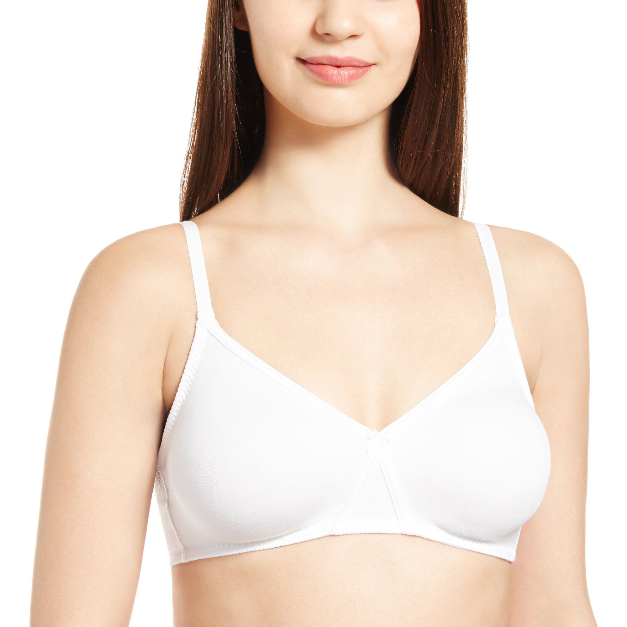 Enamor Women's Non-Wired Bra -36B (White)