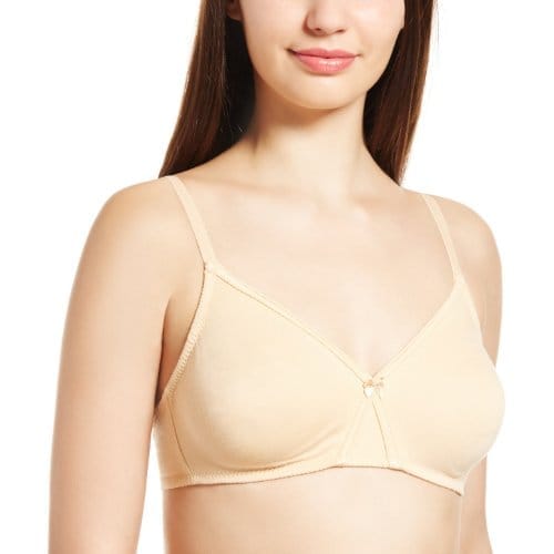 Enamor Women's Non-Wired Bra -32D (Skin)