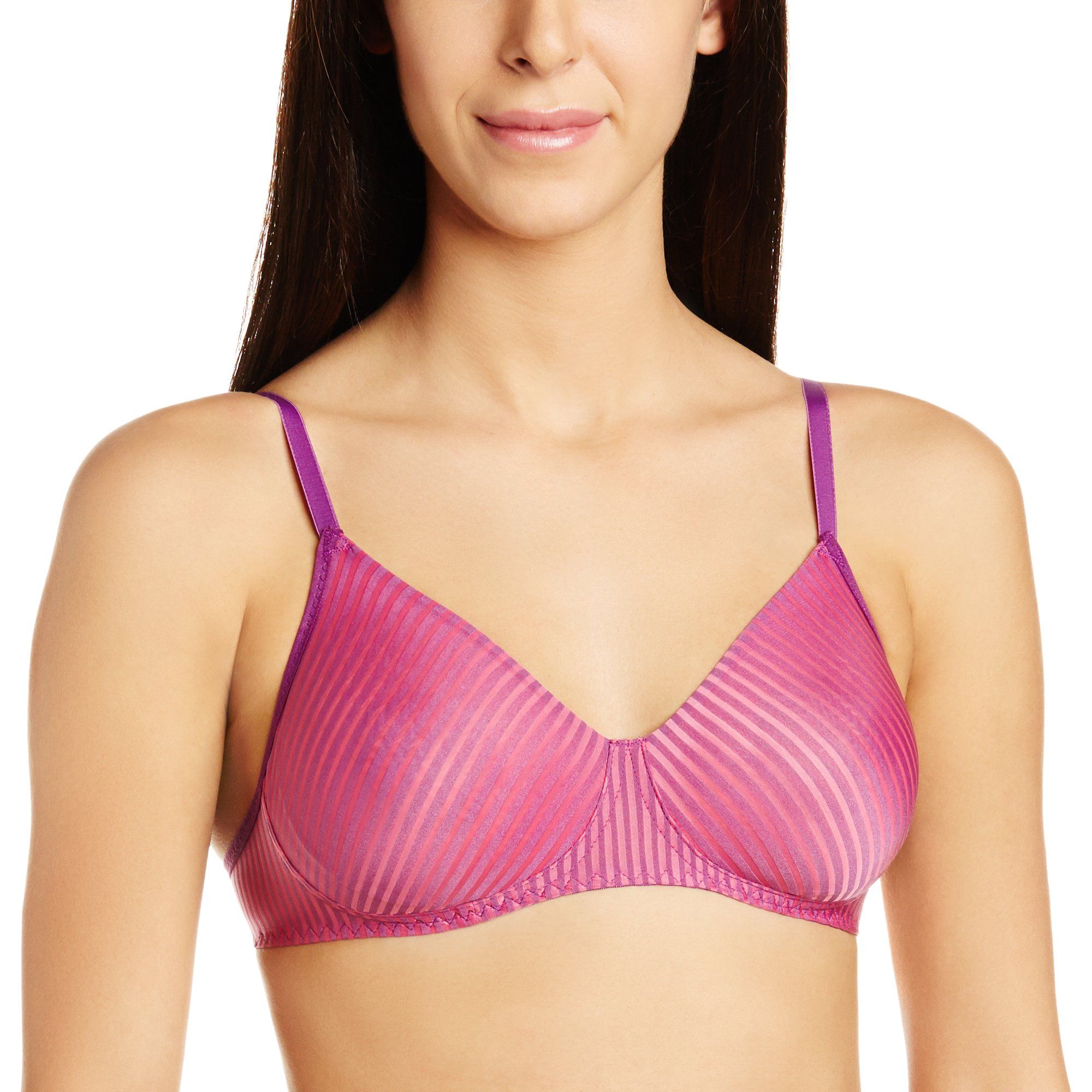 Enamor Non-Padded Wirefree T-Shirt Bra (EB37_Sparkling Grape_32B)