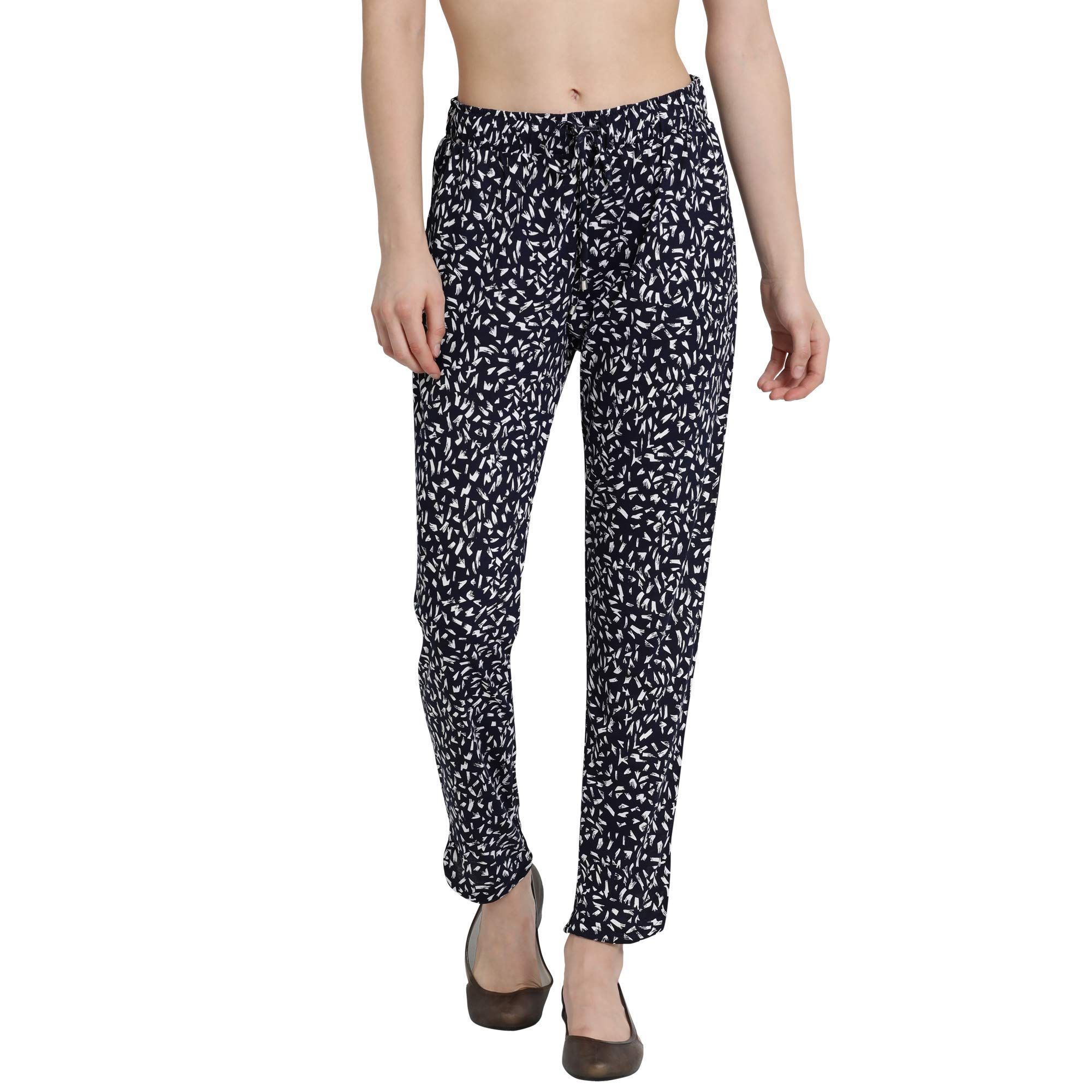 Enamor Essentials E048 Women�s Relaxed Fit Printed Lounge Pants