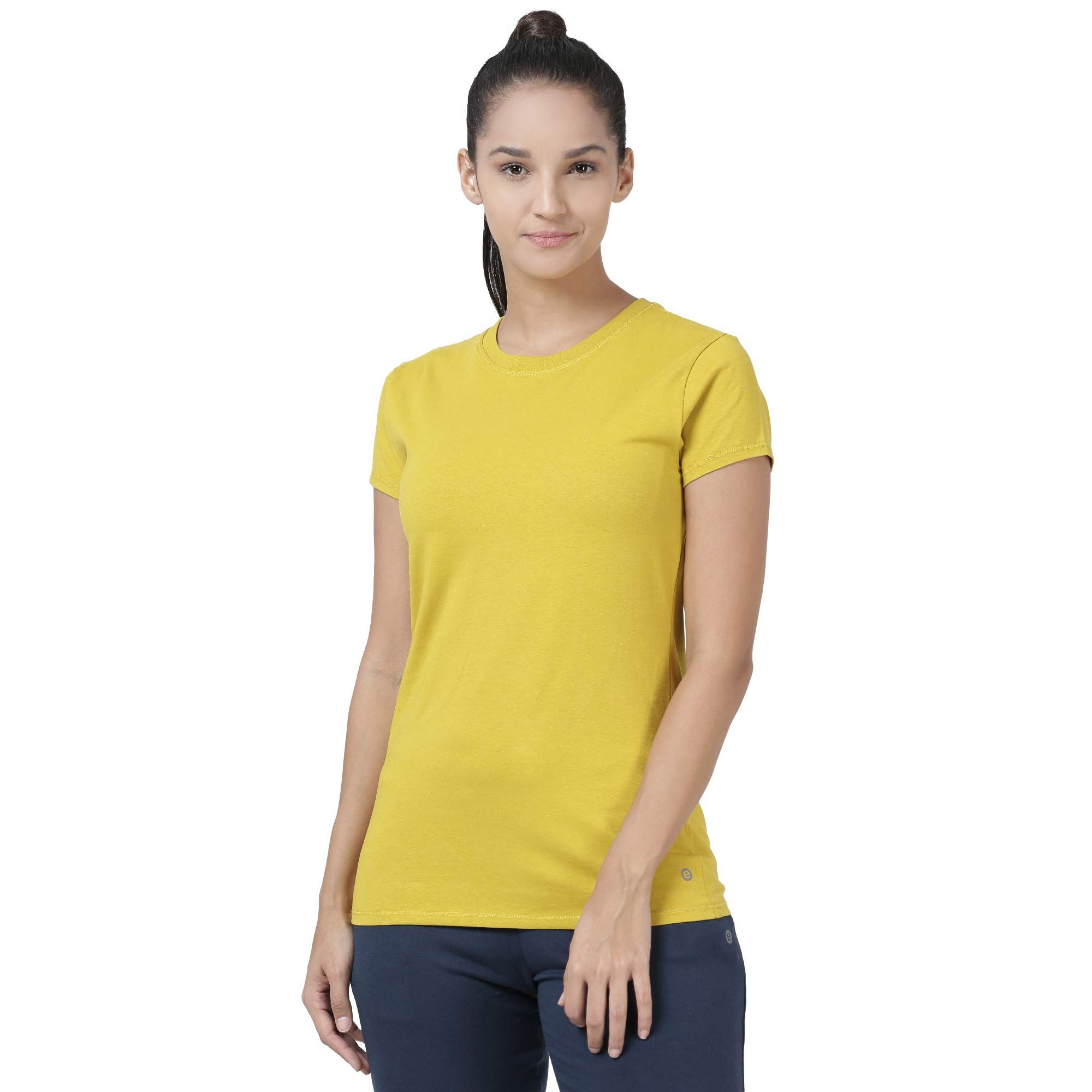 Enamor Essentials E047 Basic Crew Tee for Women