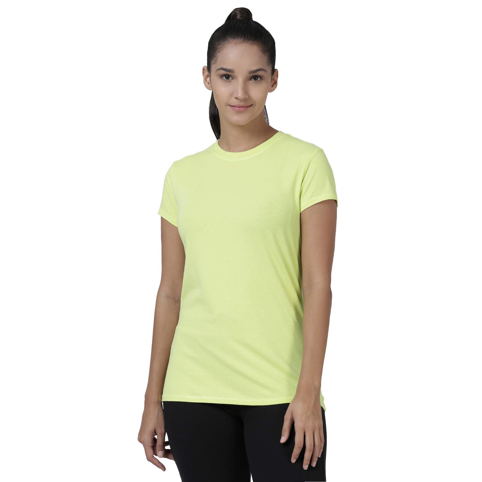 Enamor Essentials E047 Basic Crew Tee for Women