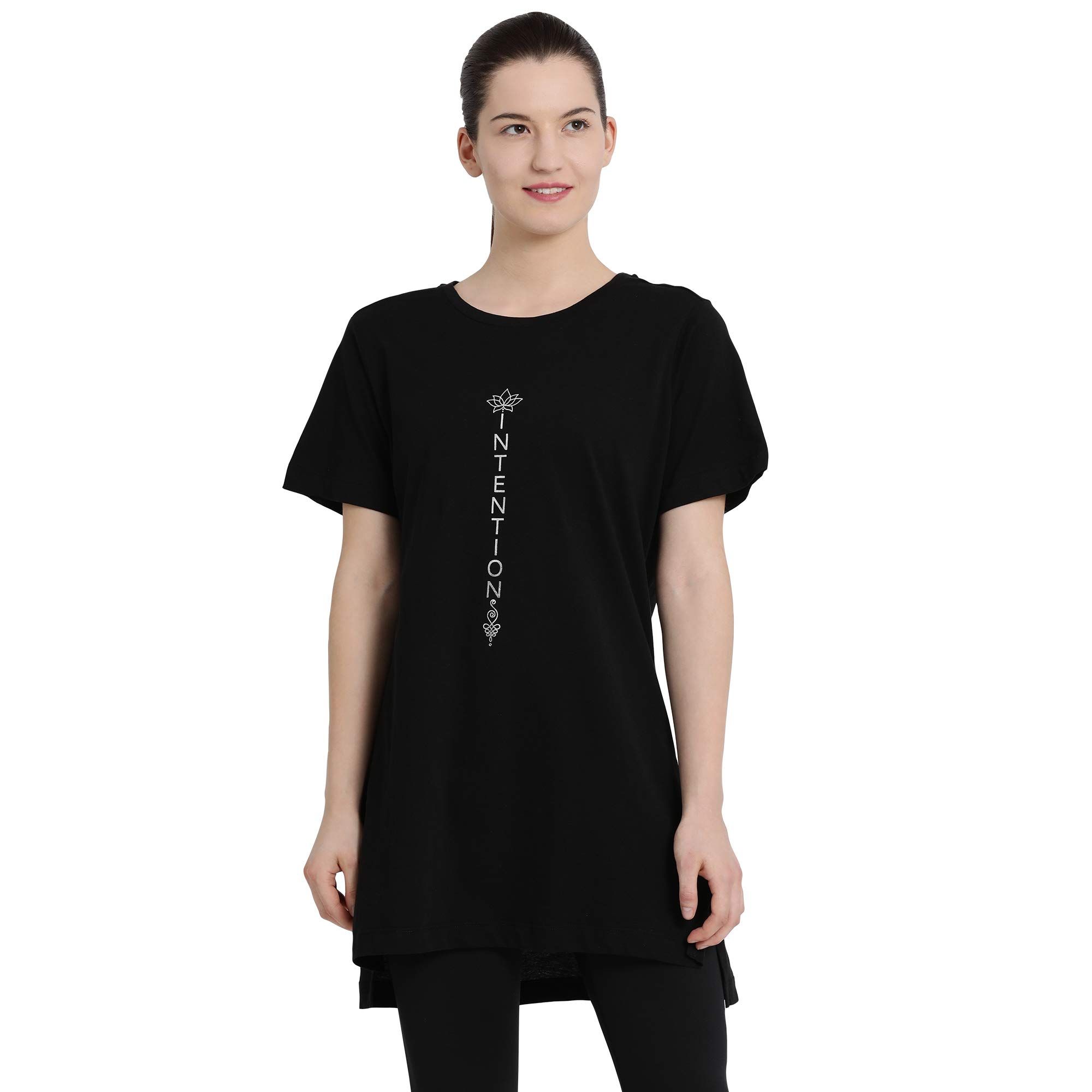 Enamor Essentials E061 Women Night Dress Cotton Tunic Tee