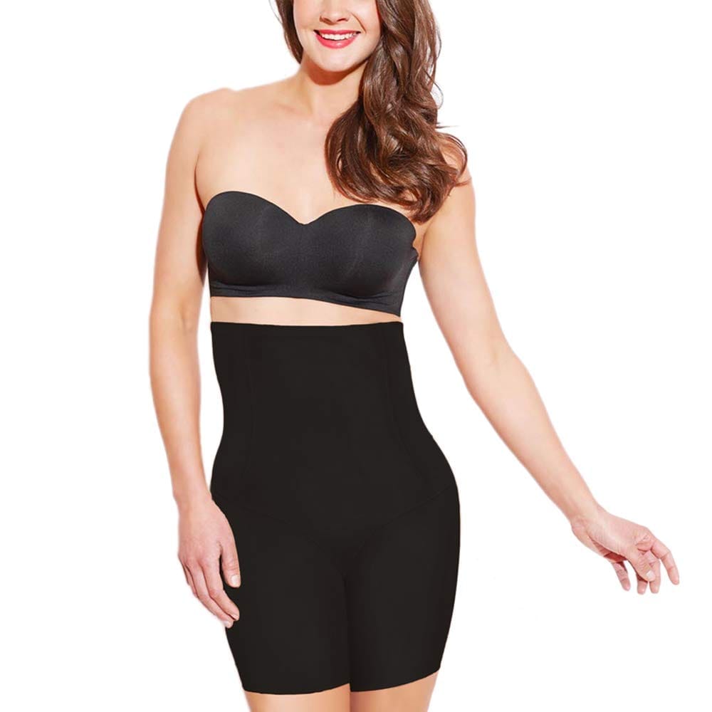 Enamor Women's Thigh Slimmer (TS04_Black_XXL)