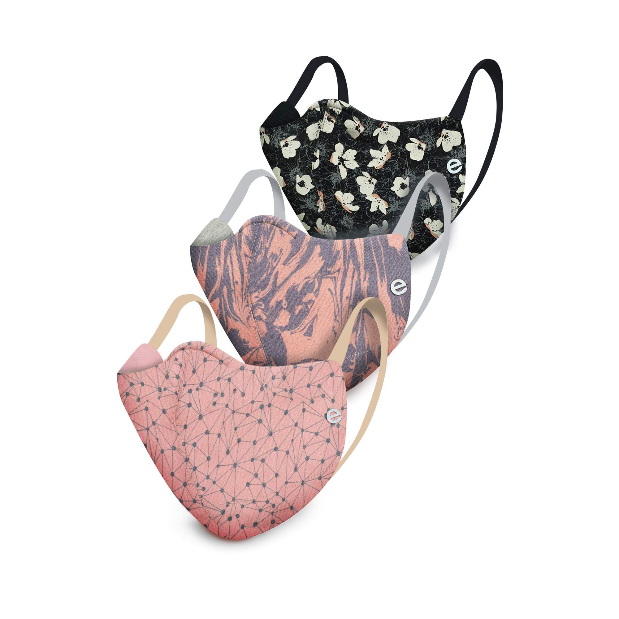Enamor Unisex-Adult Cotton Face Mask (EF3COMA01CB6S_Multicolour_S)