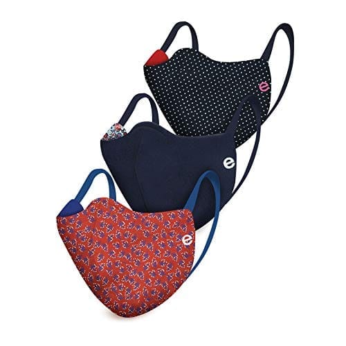 Enamor Unisex-Adult Cotton Face Mask (EF3COMA01CB4S_Multicolour_S)