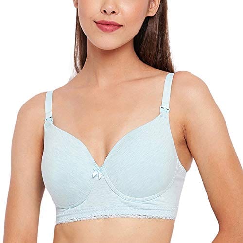 Enamor MT01 Eco-Yarn Cotton Stretch T Shirt Nursing Bra - Padded, Wirefree & Full Coverage