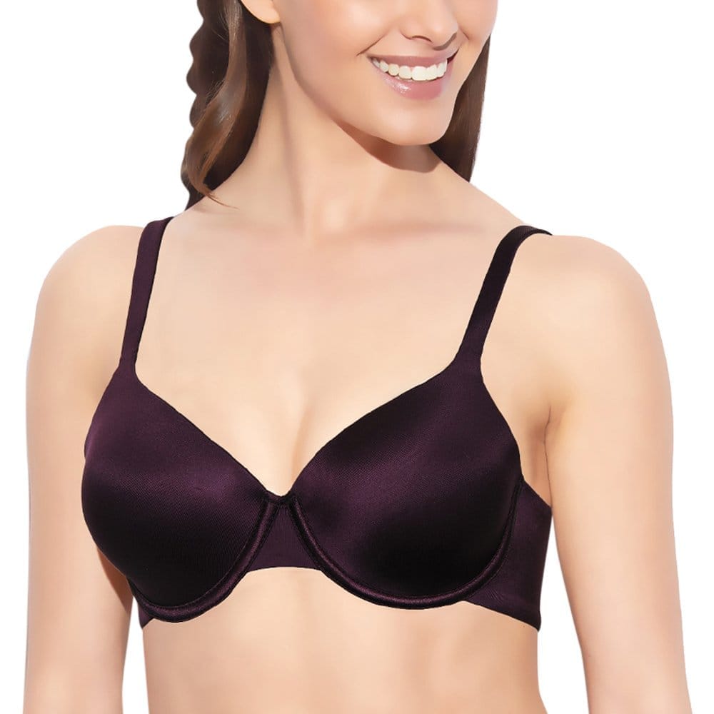 Enamor Women's Nylon Padded Wired T-Shirt Bra