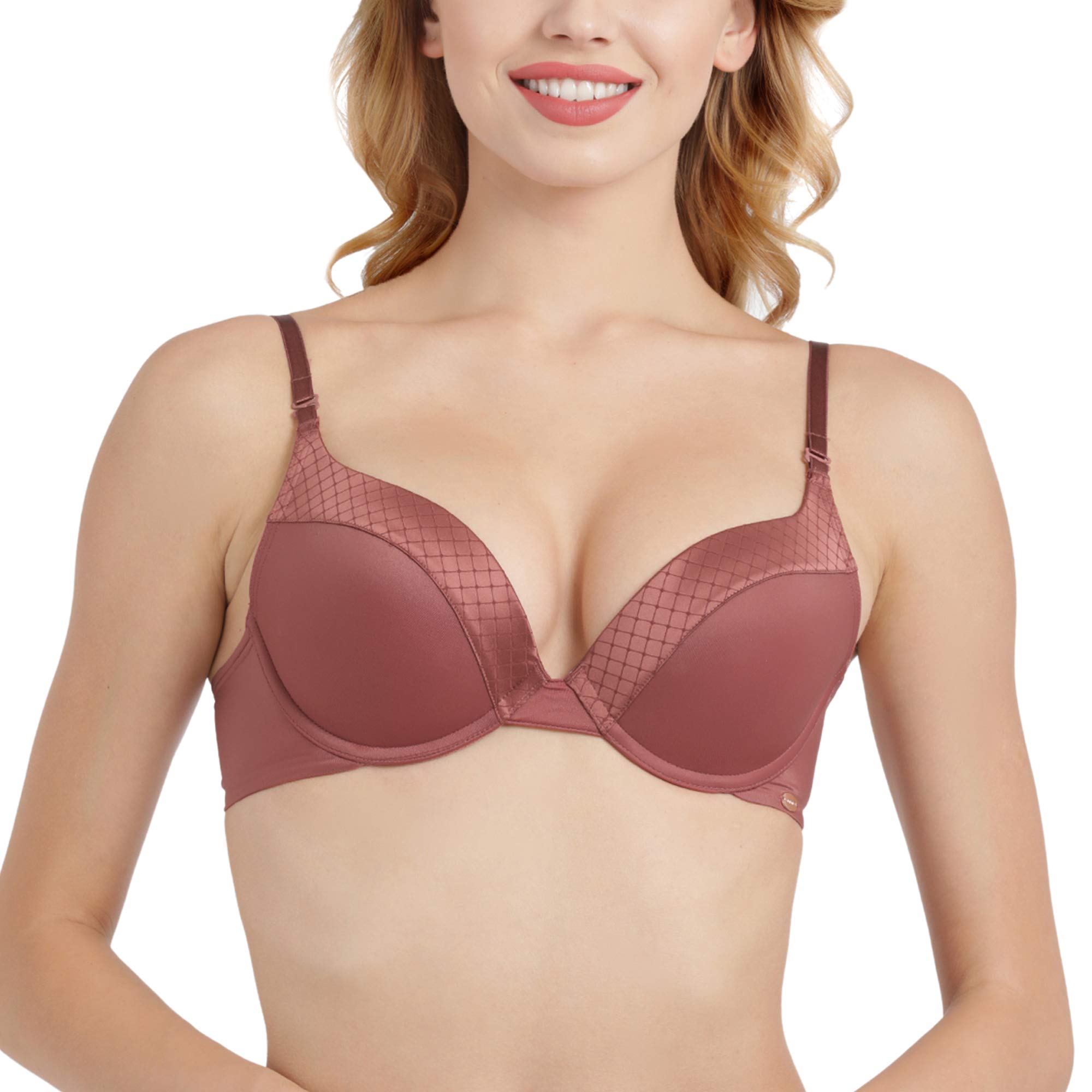 Enamor Plunge Push Up Bra - Padded Wired