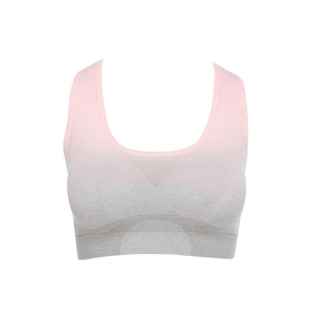 Enamor Womens Slub Padded Non Wired Sports Bra