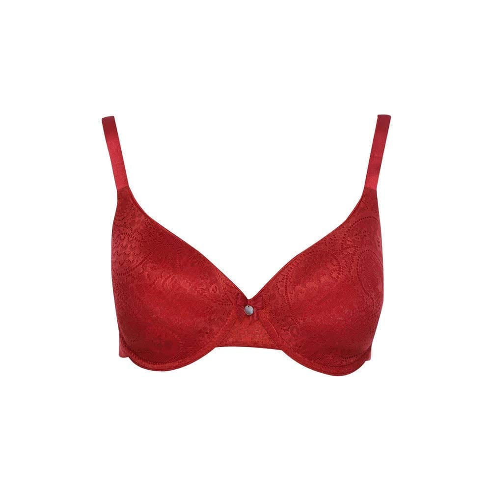 Enamor Womens Solid Padded Wired Full Coverage Bra