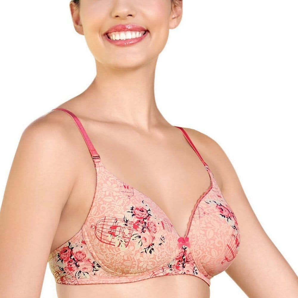 Enamor F001 Full Support Bra - Padded Wirefree Detachable Strap
