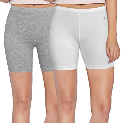 Enamor E032 Stretch Cotton Cycling Shorts - (Pack of Two)