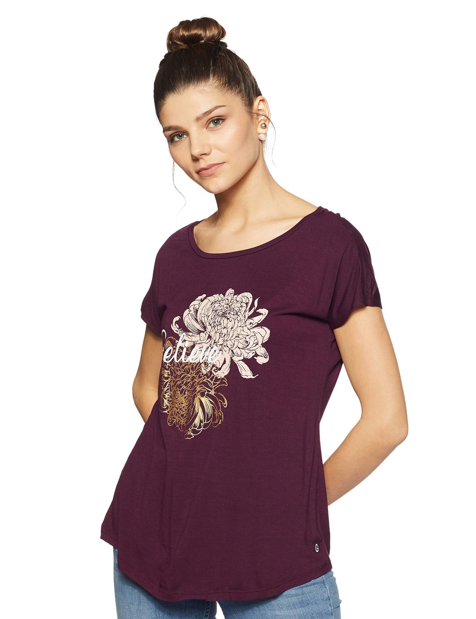 Enamor Athleisure E043 Relaxed Fit Mindful Graphic Tee
