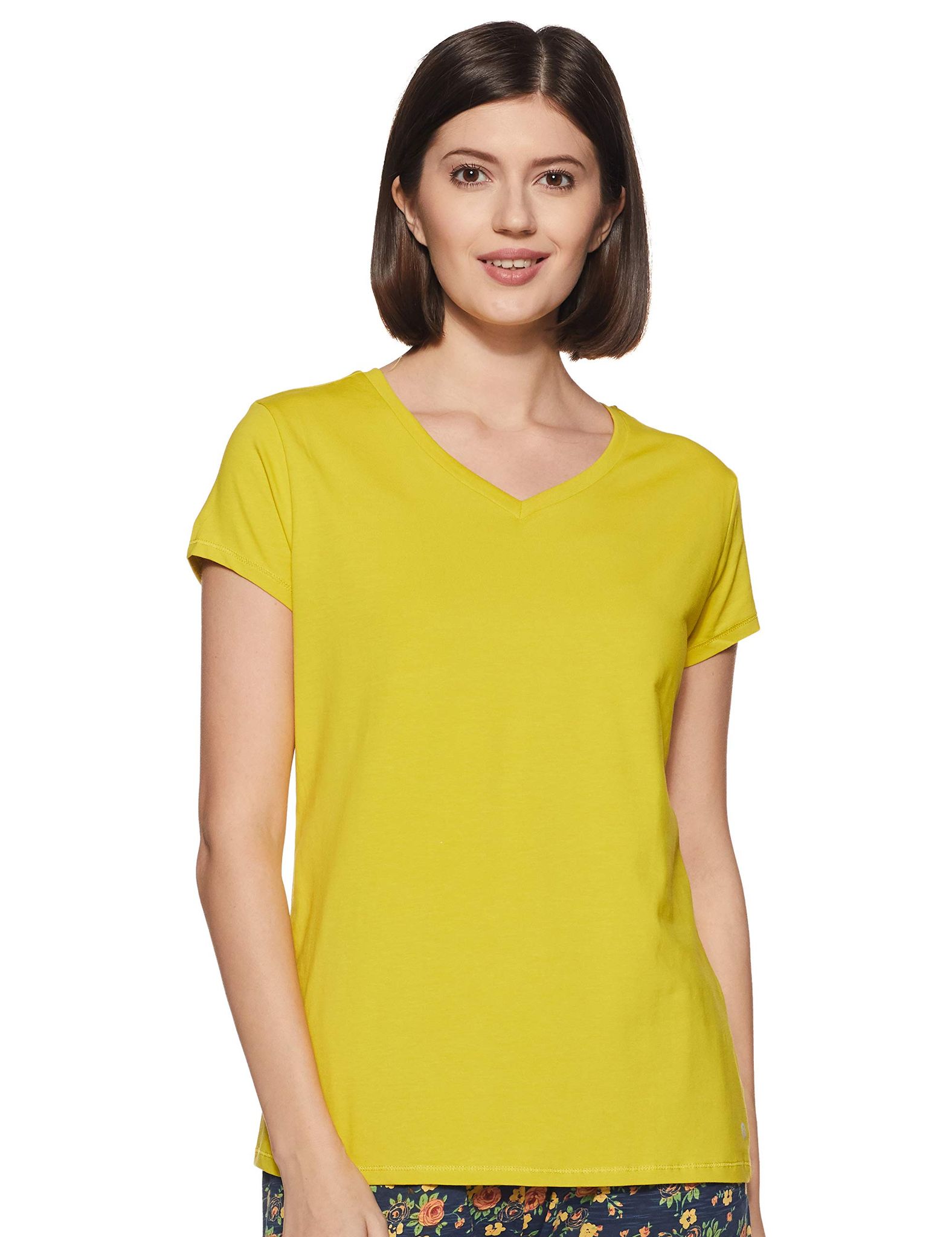 Enamor Essentials E067 Basic Slim Fit Tee for Women