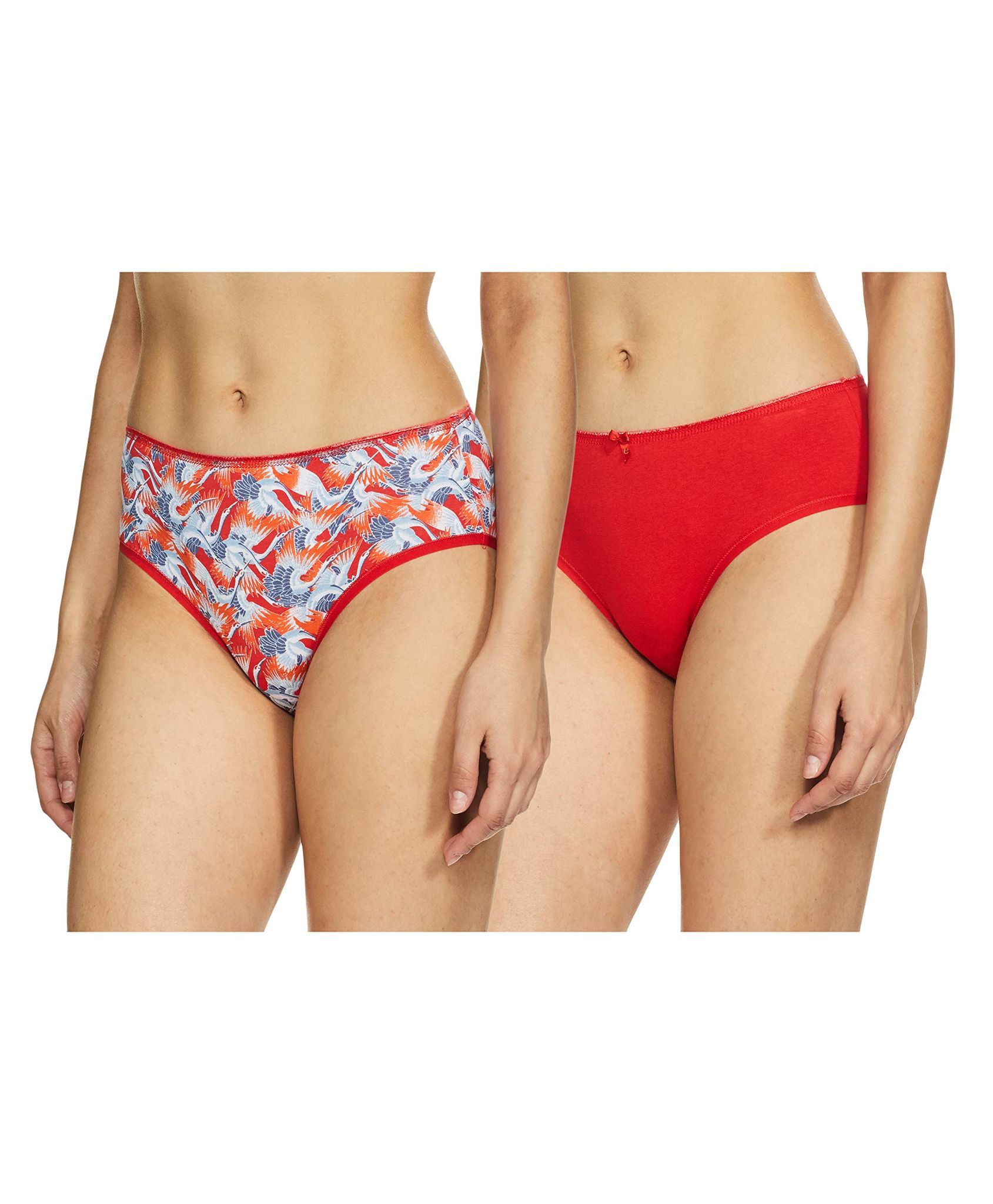 Enamor CR20 Stretch Cotton Hipster Panty - Mix of Pretty Prints and Solid Colors - Colors May Vary