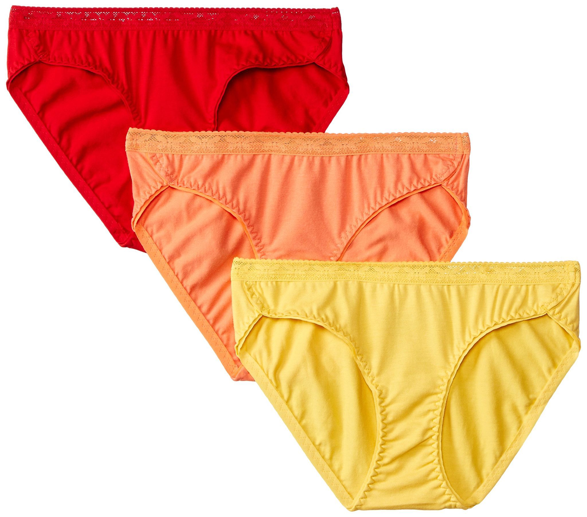 Enamor Women's Cotton Low Waist Pack of 3 Panty