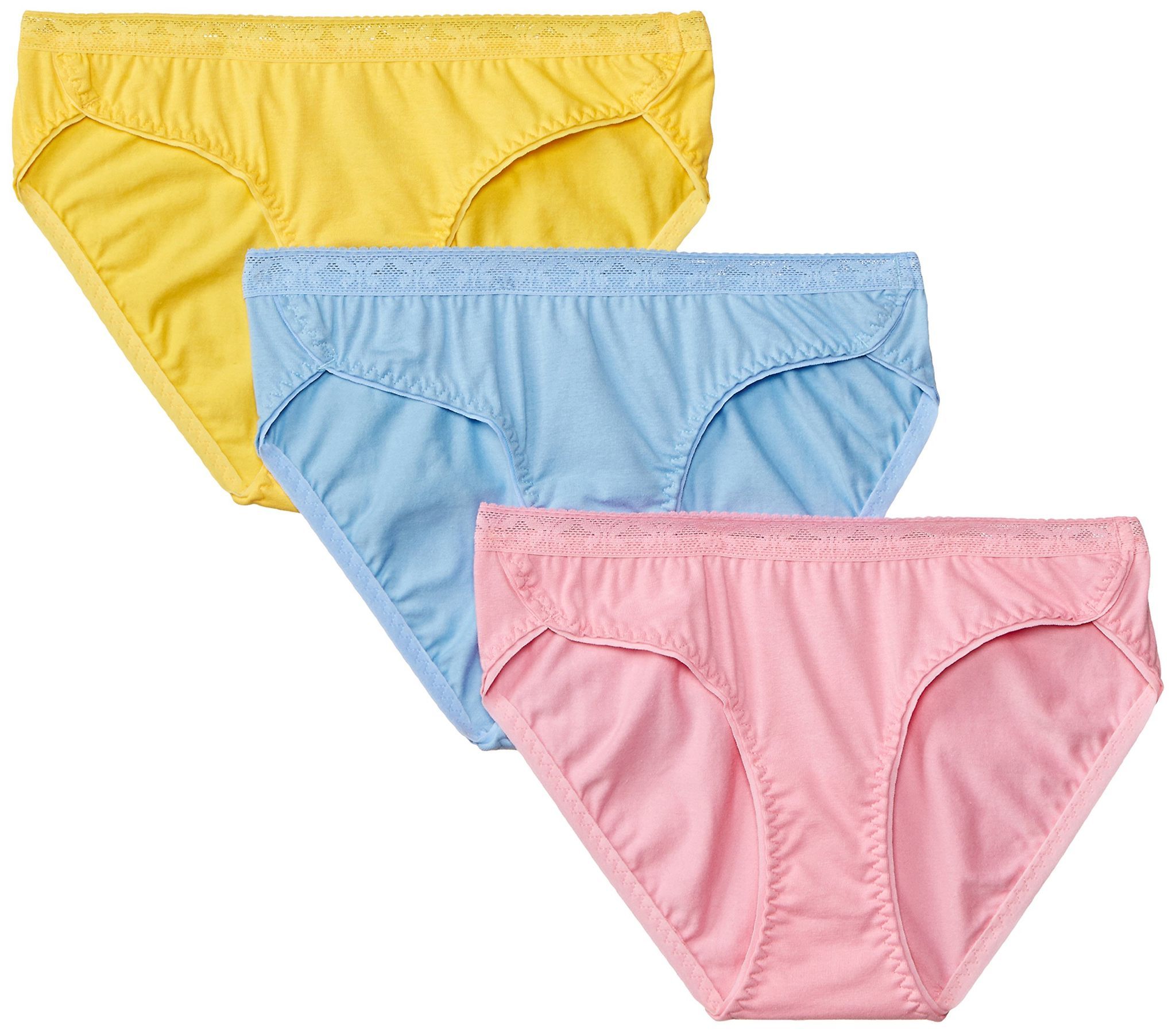 Enamor Women's Cotton Low Waist Pack of 3 Panty