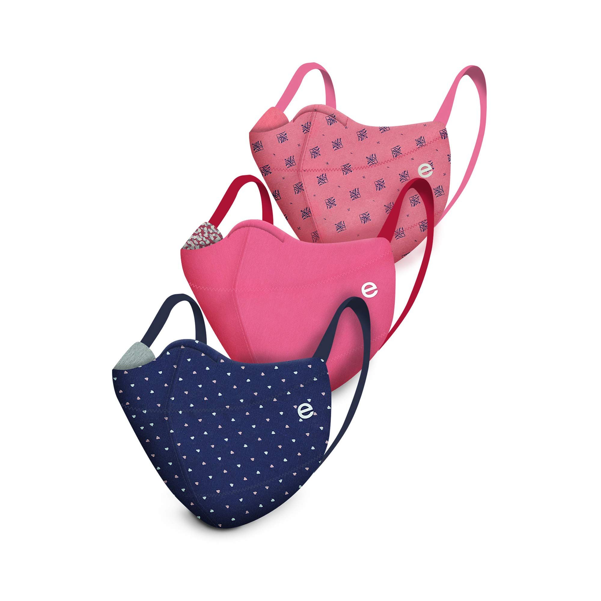 Enamor Unisex-Adult Cotton Face Mask (Pack Of 3)