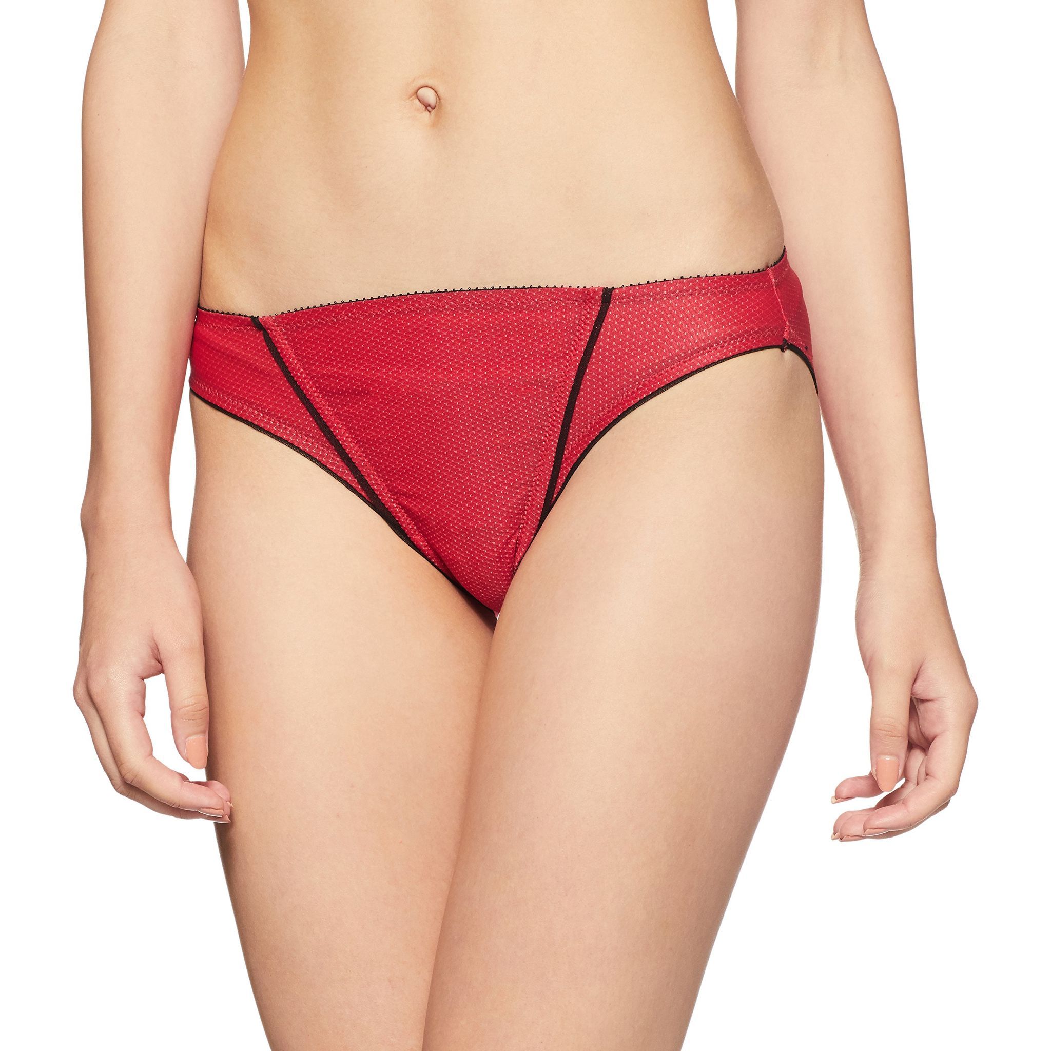 Enamor Womens Solid Bikini Briefs