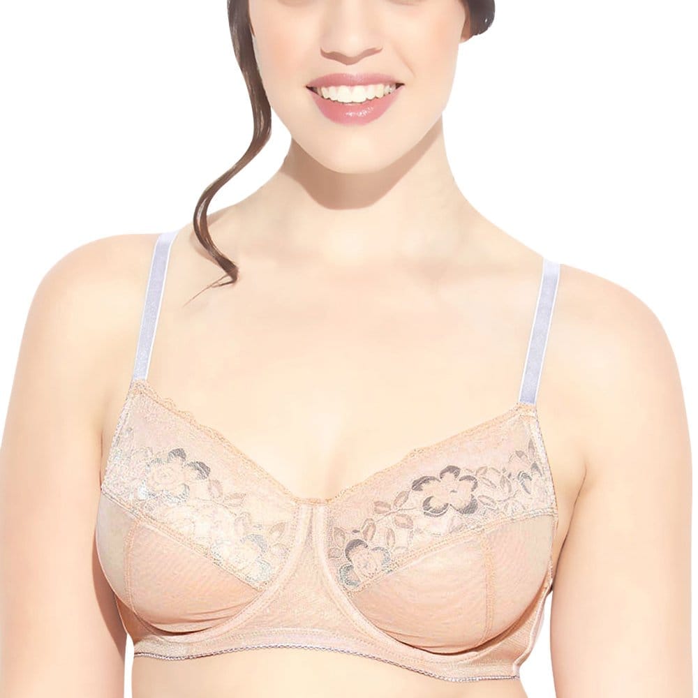 Enamor Women's Nylon Non Padded Non-Wired Bra