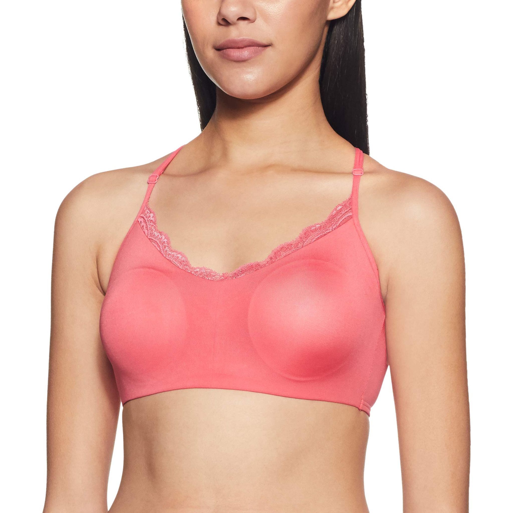 Enamor Women's Polyester Padded Wire Free T-Shirt Bra