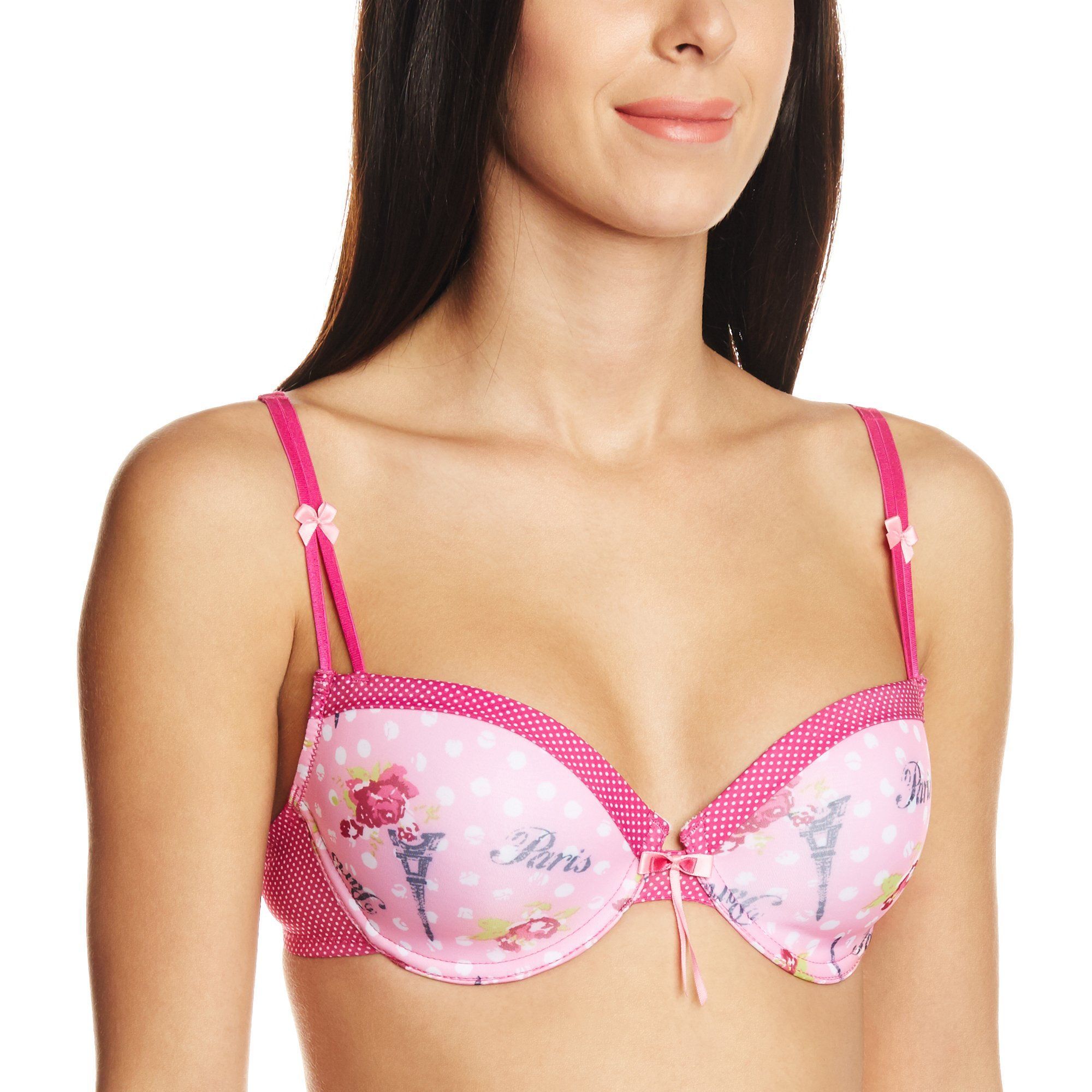Enamor Padded Wired T-Shirt Plunge Bra