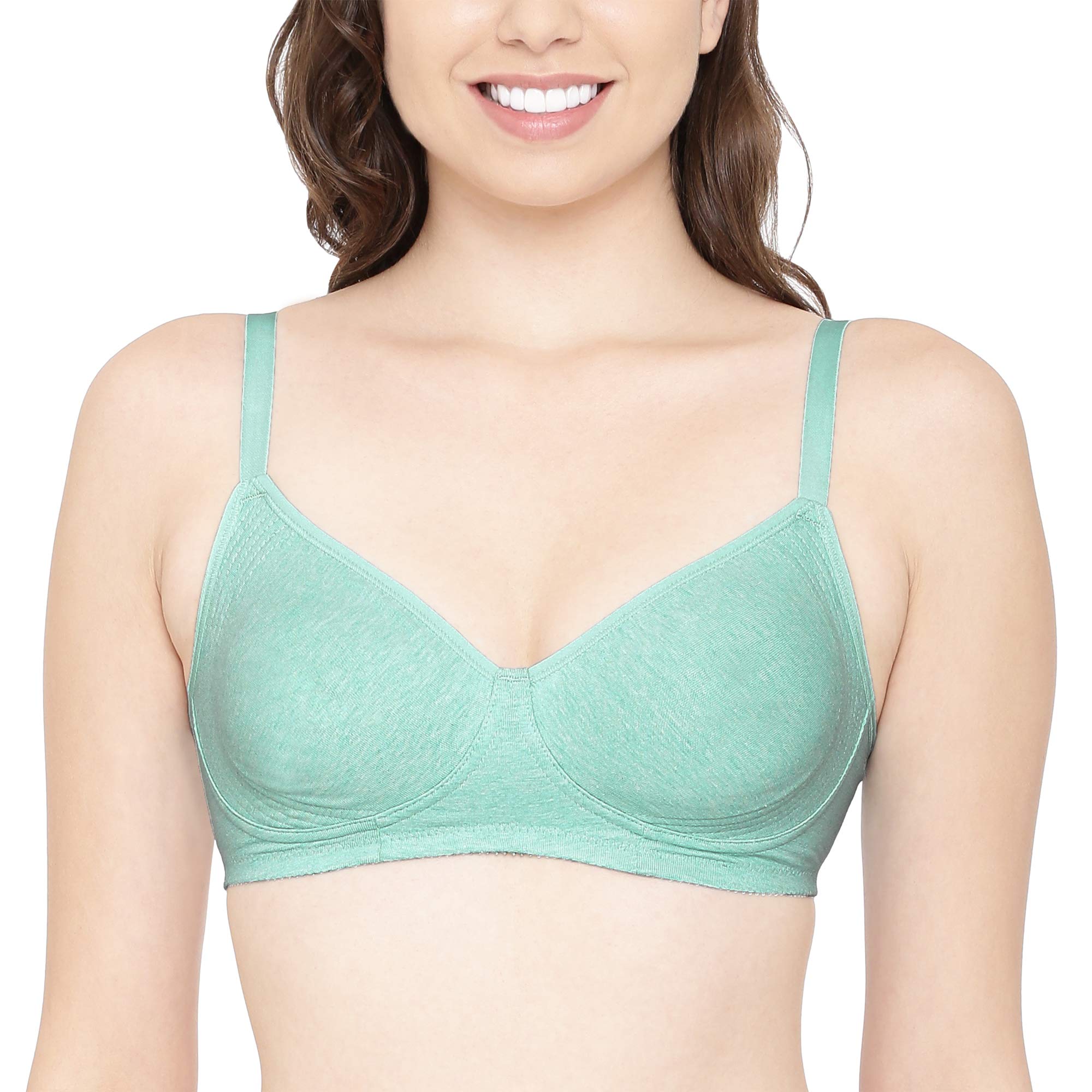 Enamor A042 Side Support�Shaper�Stretch�Cotton Everyday Bra - Non-Padded,�Wire-Free�& High Coverage