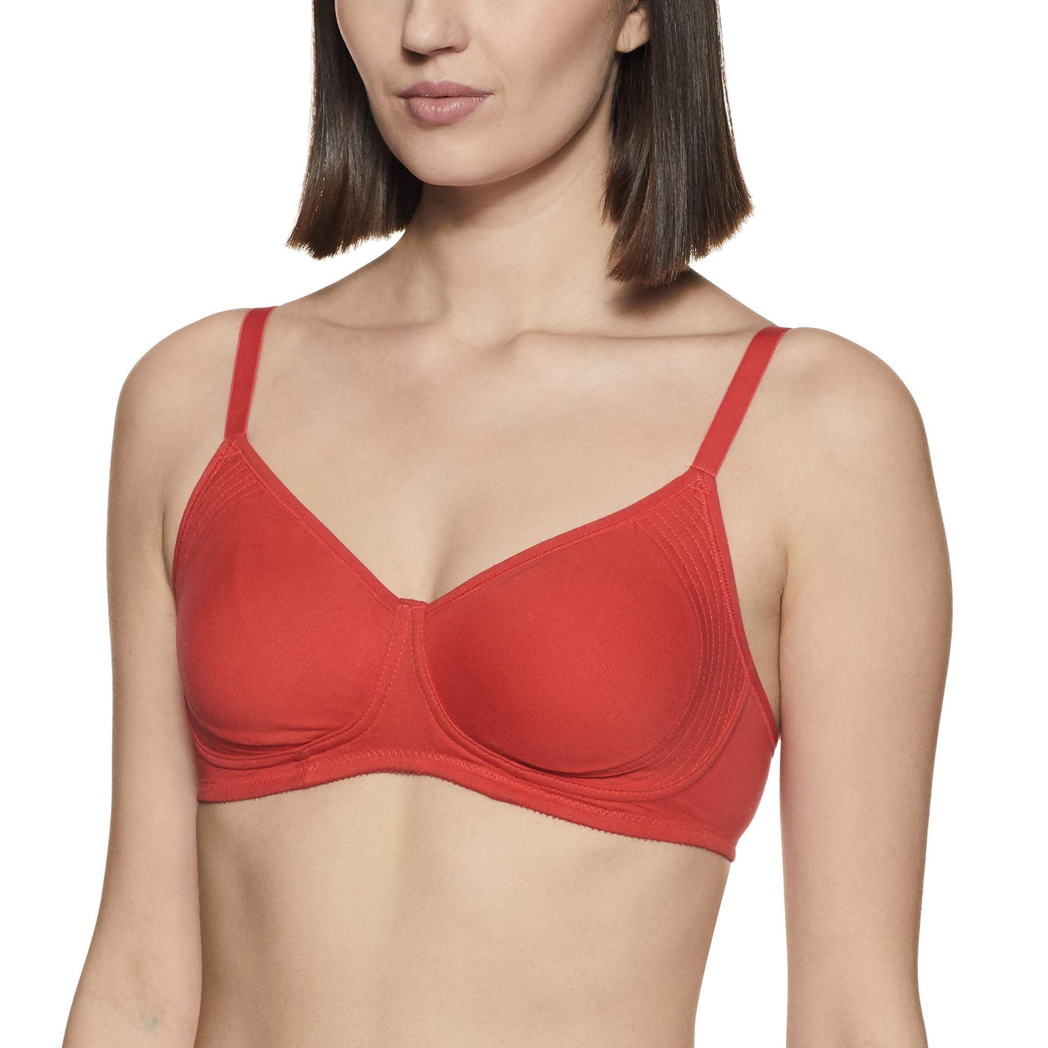 Enamor A042 Side Support�Shaper�Supima�Cotton Everyday�Bra - Non-Padded,�Wirefree�& High Coverage