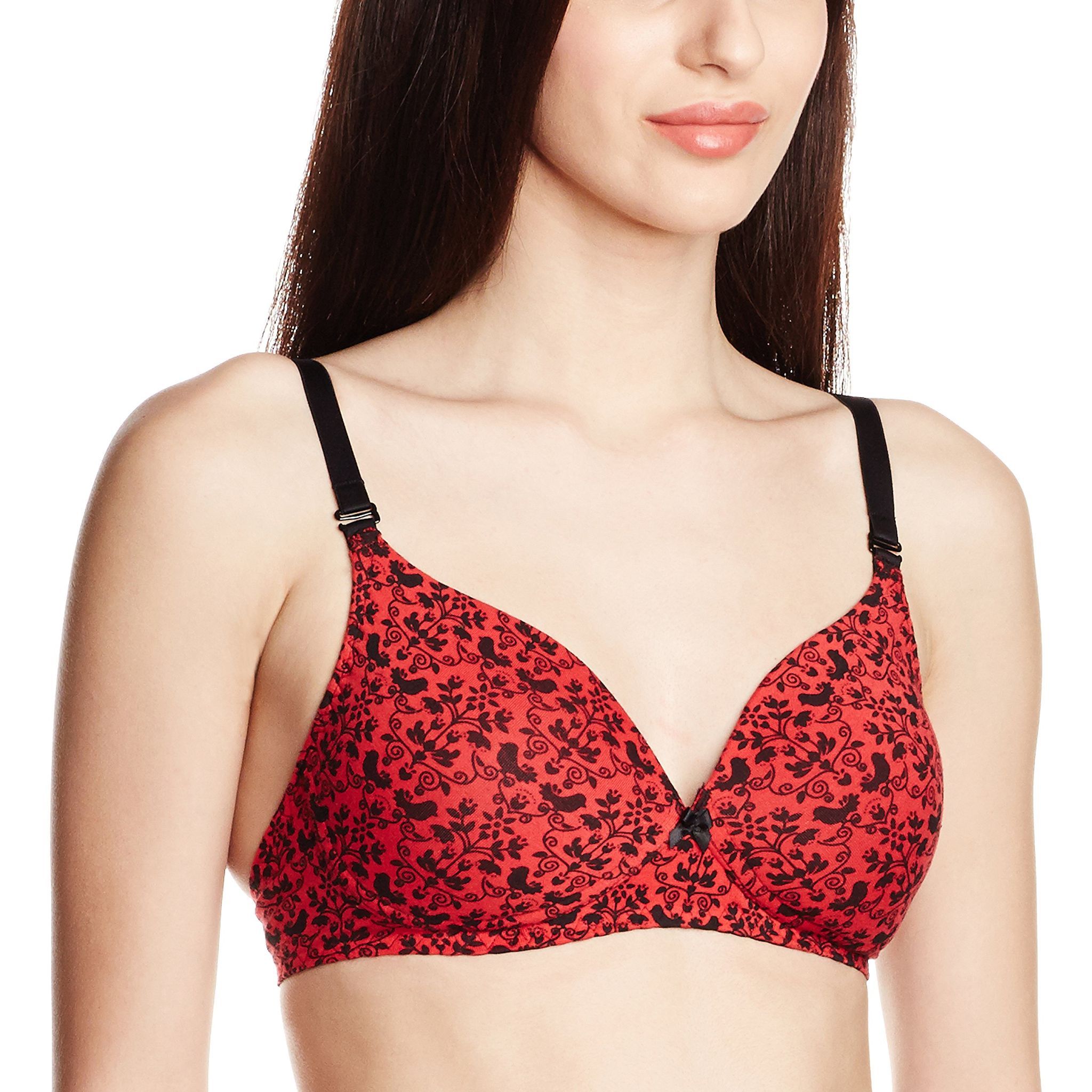 Enamor A071 T-Shirt Cotton Bra - Full Support • Padded • Wirefree • Detachable Straps