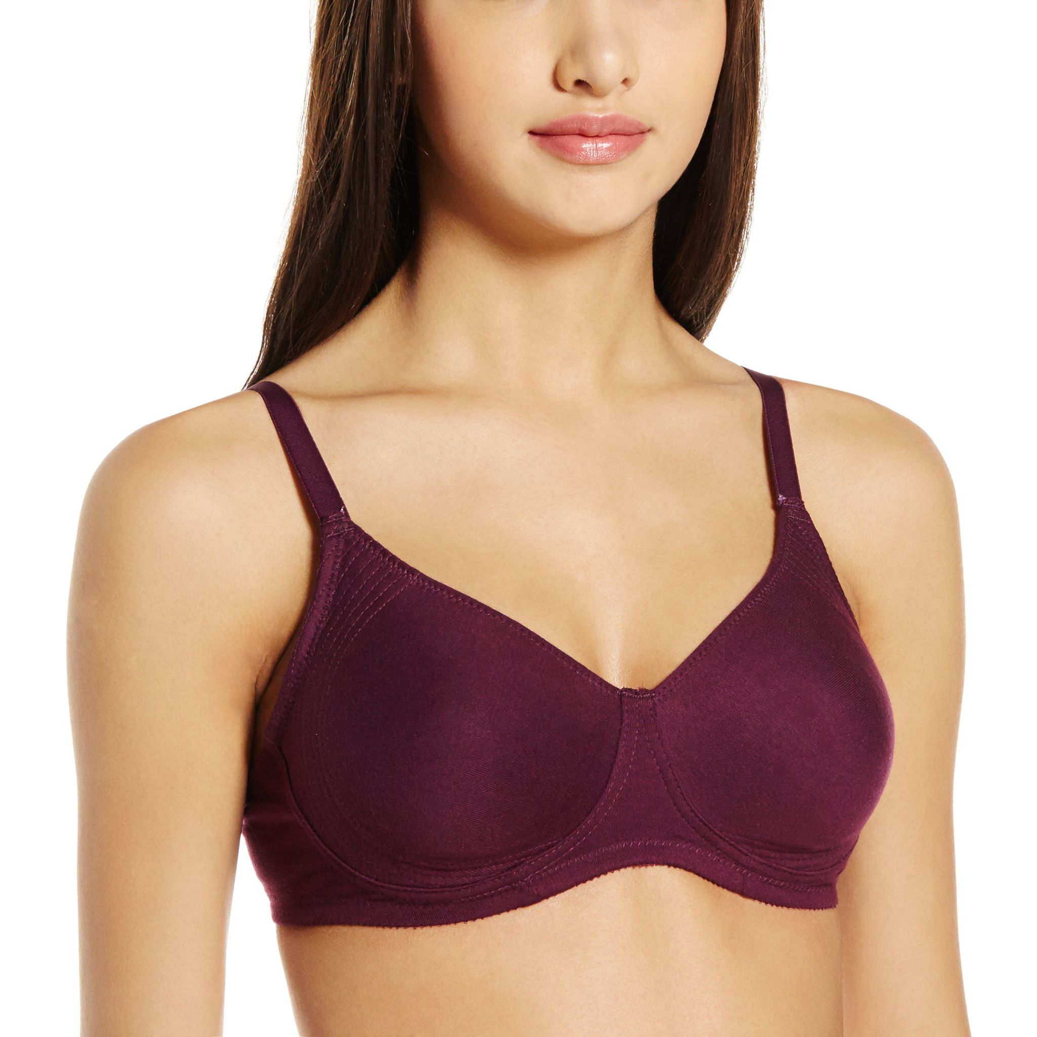 Enamor Women's Non-Wired Bra -40D (Purple)