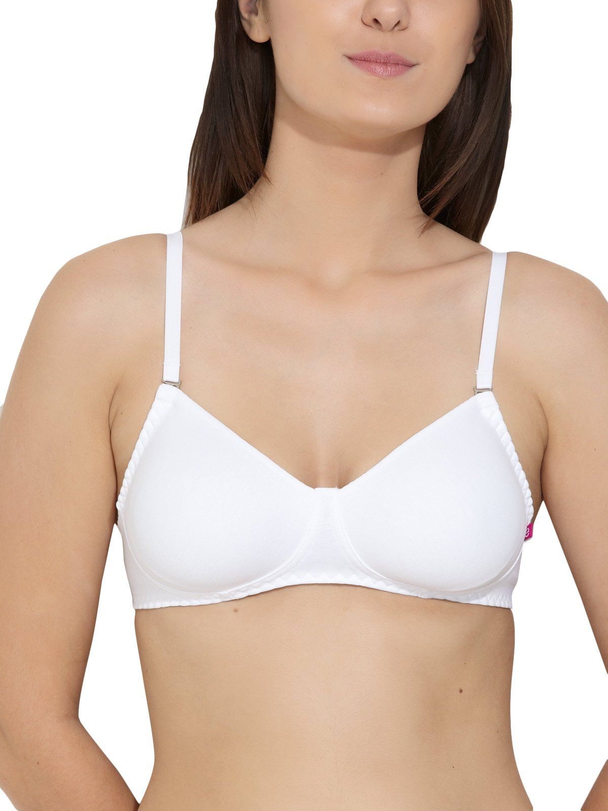 Enamor Non-Padded Wirefree T-Shirt Bra (AB62_White_32B)