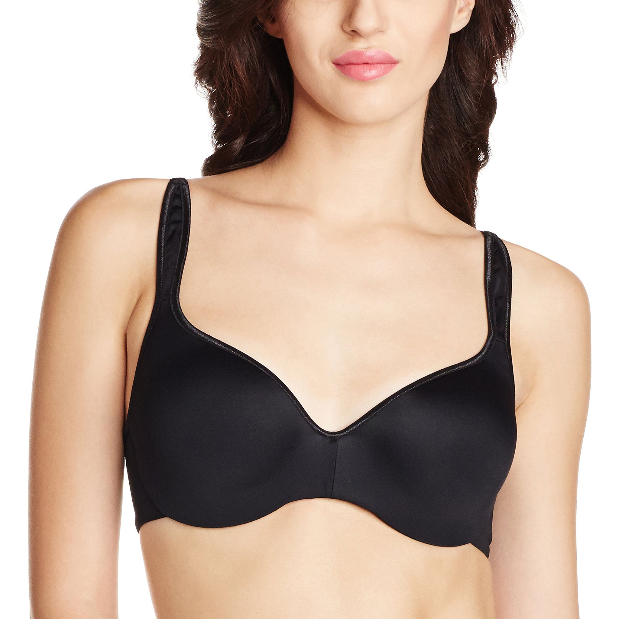 Enamor FB17 T-Shirt Bra - Full Support � High Coverage � Padded � Wired -�Black