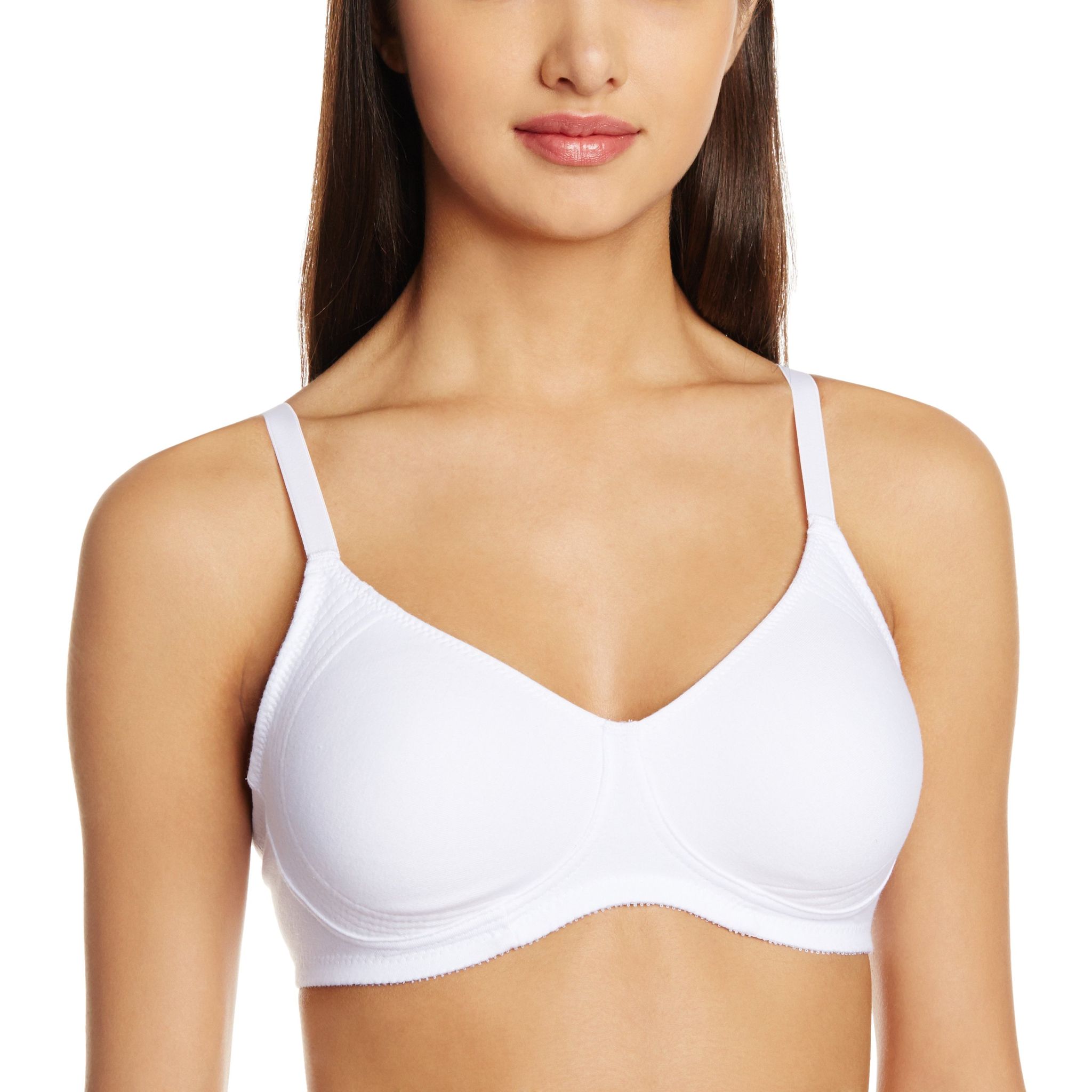 Enamor Women's Non-Wired Bra -36C (White)