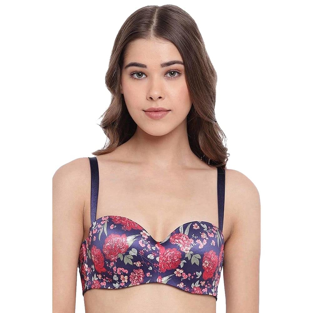 Enamor Wired Strapless Lightly Padded Womens Every Day Bra (Basic BLU SUPERSTN, 36D)