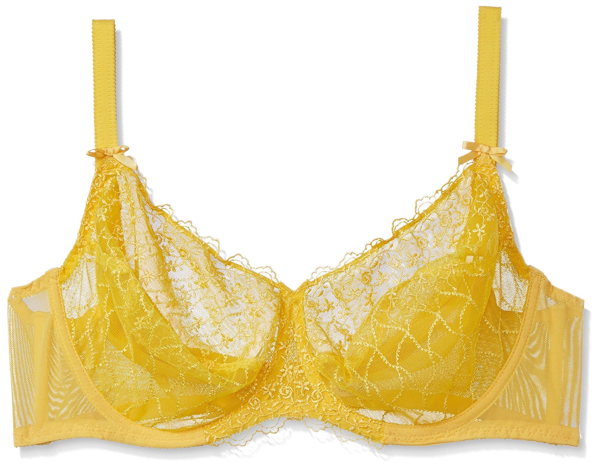 Enamor Non-Padded Wired High Coverage Bra (EBFGIF007SND42CSnap Yellow_42C)