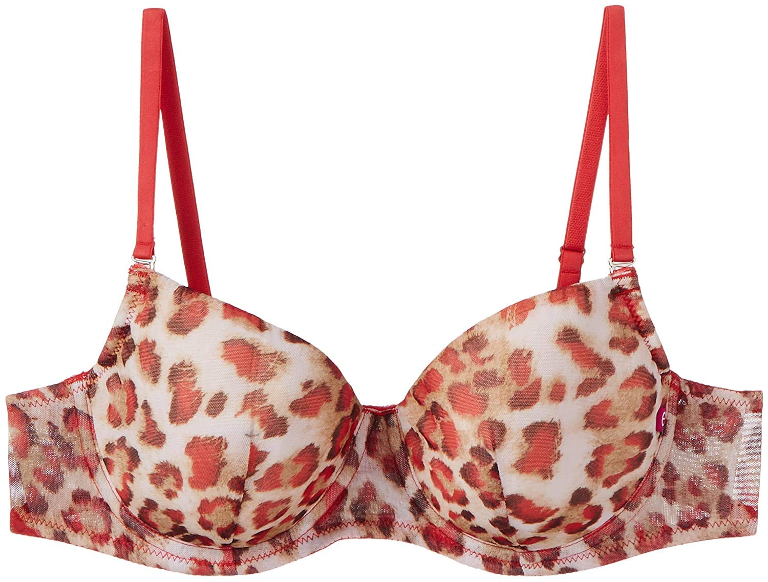 Enamor Wired Bra -38C (Tomato Red)