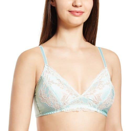 Enamor Women's Non-Wired Bra -34C (Bleached Aqua)