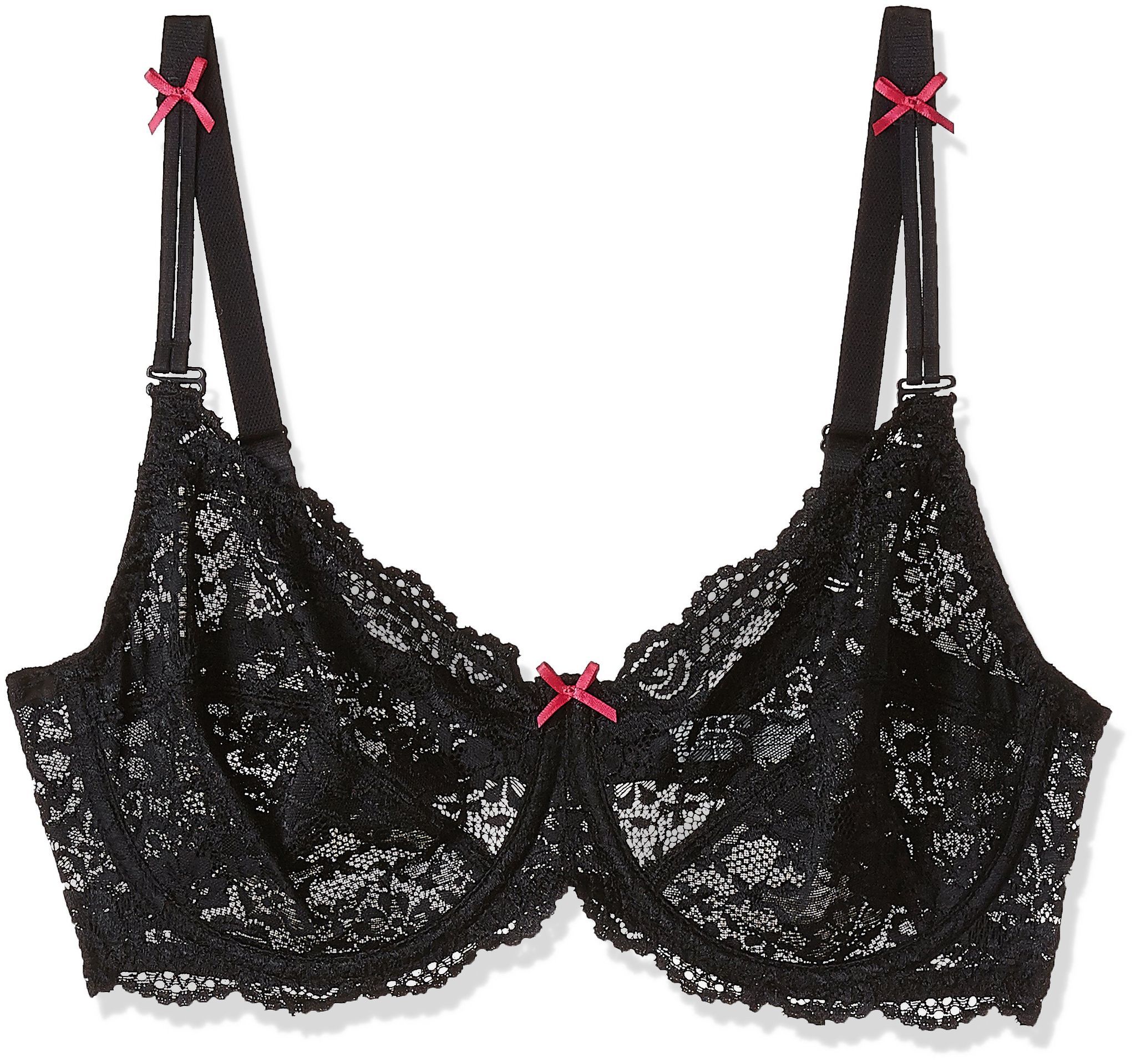 Enamor Non-Padded Wired Full Coverage Bra (DB05_Black_32D)