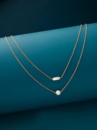 UG FASHION JEWELLERY DOUBLE LAYER SIMPLE PEARL DESIGN NECKPEICE FOR GIRLS UG FASHION JEWELLERY DOUBLE LAYER SIMPLE PEARL DESIGN NECKPEICE FOR GIRLS