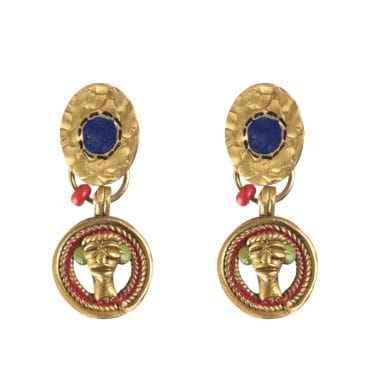 Dhokra Brass Earring (1TMTEARCG01200)