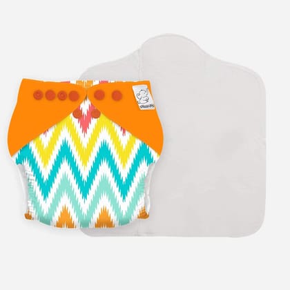 Snugkins -New Age Reusable, Waterproof & Washable Cloth Diapers for Babies (0-2 years).Contains 1 Diaper, 1 Wet-Free Organic Cotton Pad. Fits 5kg - 14kg babies - MACAROONSIKAT Snugkins -New Age Reusable, Waterproof & Washable Cloth Diapers for Babies (0-2 years).Contains 1 Diaper, 1 Wet-Free Organic Cotton Pad. Fits 5kg - 14kg babies - MACAROONSIKAT
