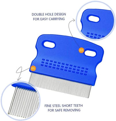 Q D Lice Nit Eggs Dust leekh Dendruff Remover Comb Kangi For Men Women Girls Boys Adult Kids Babies and Pets