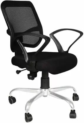 VIZOLT Mesh Office Adjustable Arm Chair (Black, DIY(Do-It-Yourself)) VIZOLT Mesh Office Adjustable Arm Chair (Black, DIY(Do-It-Yourself))