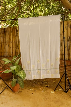 Bageecha Chikankari Window Curtain