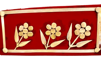 Jhulki Bamboo Flower Scenery - Rectangular