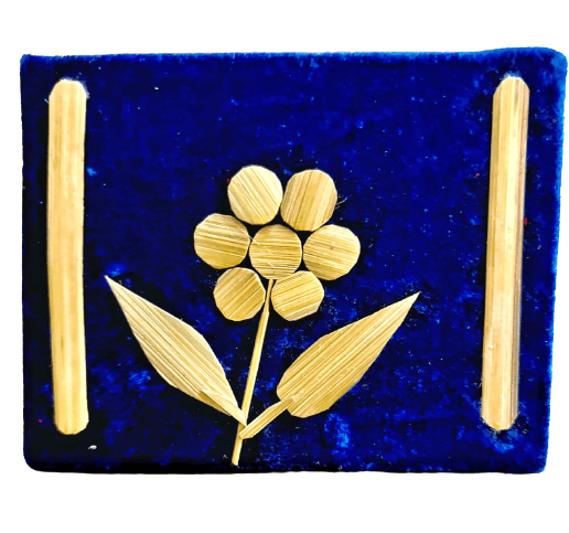 Jhulki Bamboo Flower Scenery (Dark Blue)