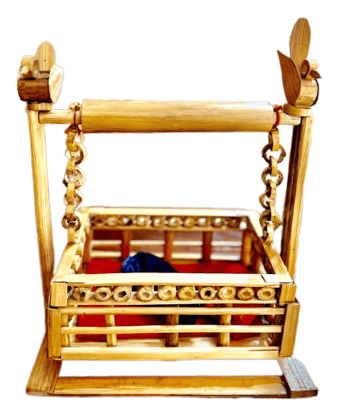 Jhulki Bamboo Laddu Gopal Jhula