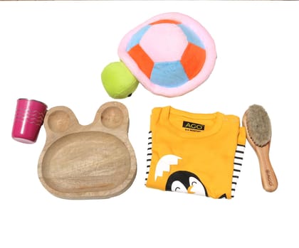 New Born Baby Essential Gift Set - 5 Pieces