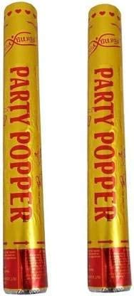 FC Fancy Creation Party Poppers Confetti For Birthday Party, Anniversary Party, Special Occasion.Multicolor Confetti Party Poppers (Pack of 2)